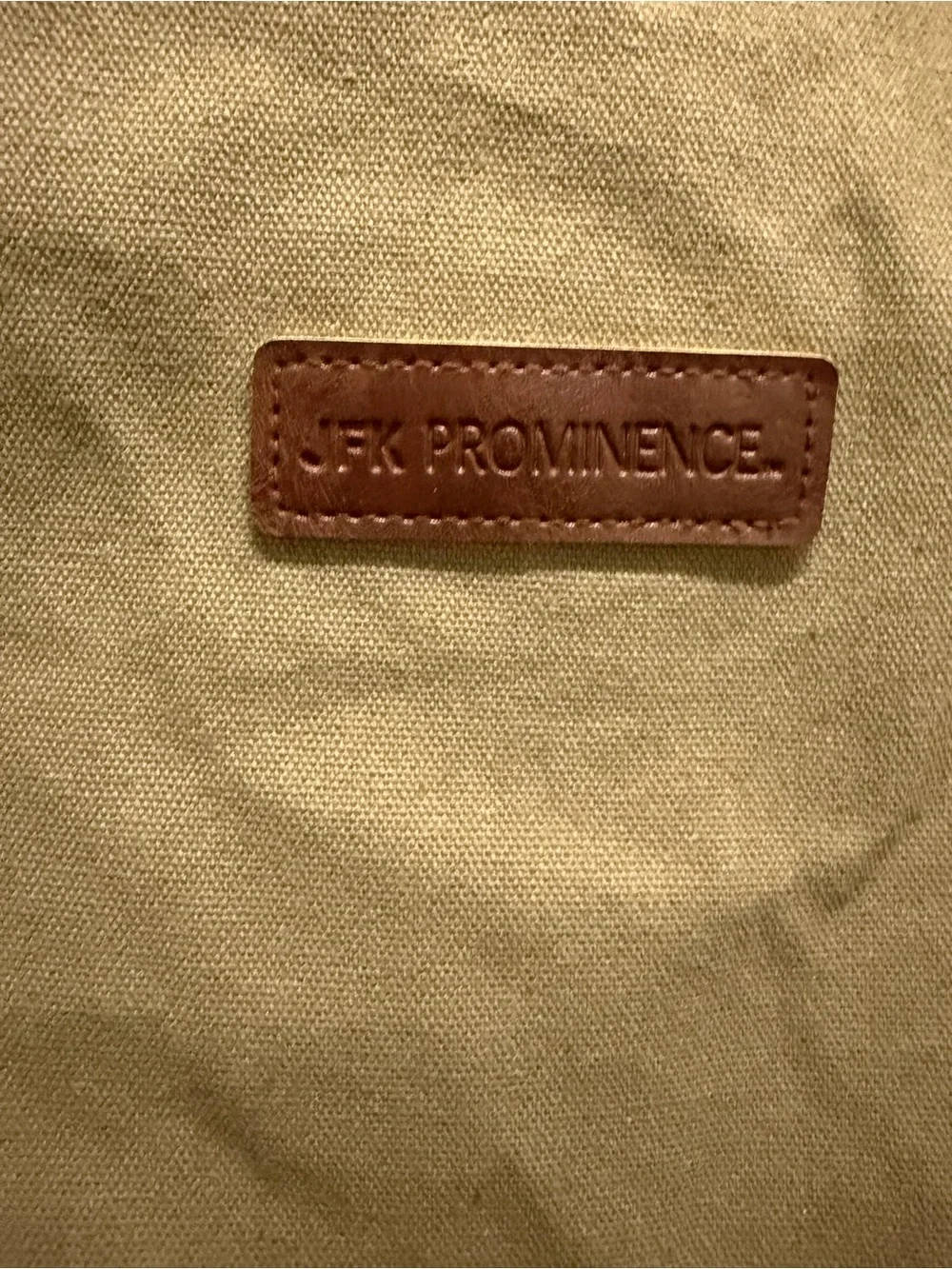 Vintage JFK Brown Genuine canvas Handcrafted   prominence Backpack Canvas Me